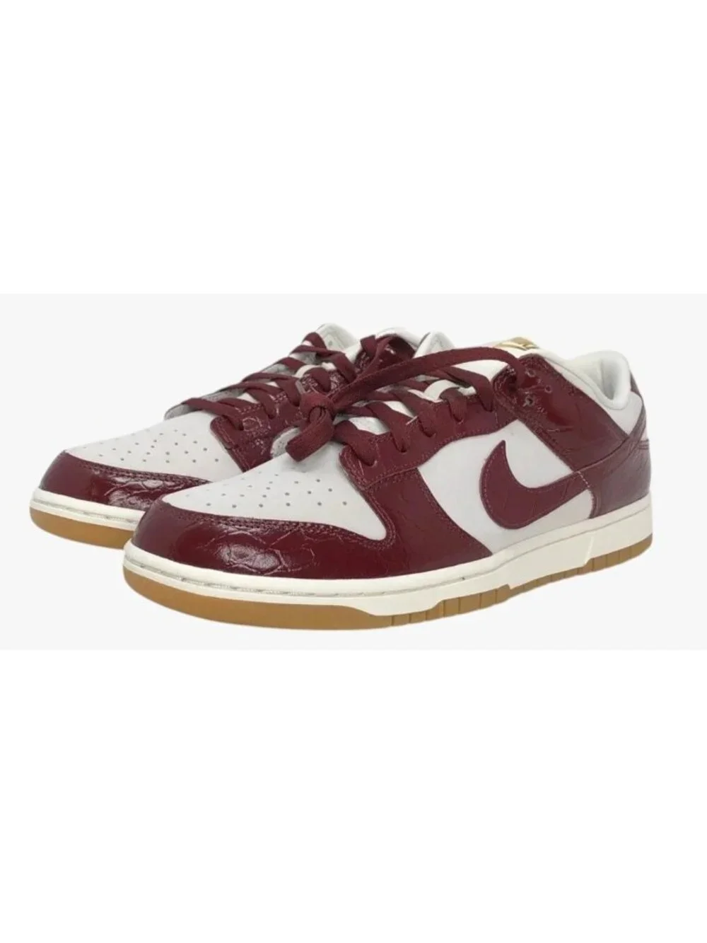 Nike Dunk Low LX Dark 'Team Red Croc' FJ2260-004 Size W 12.5 / M 11 NEW | RARE